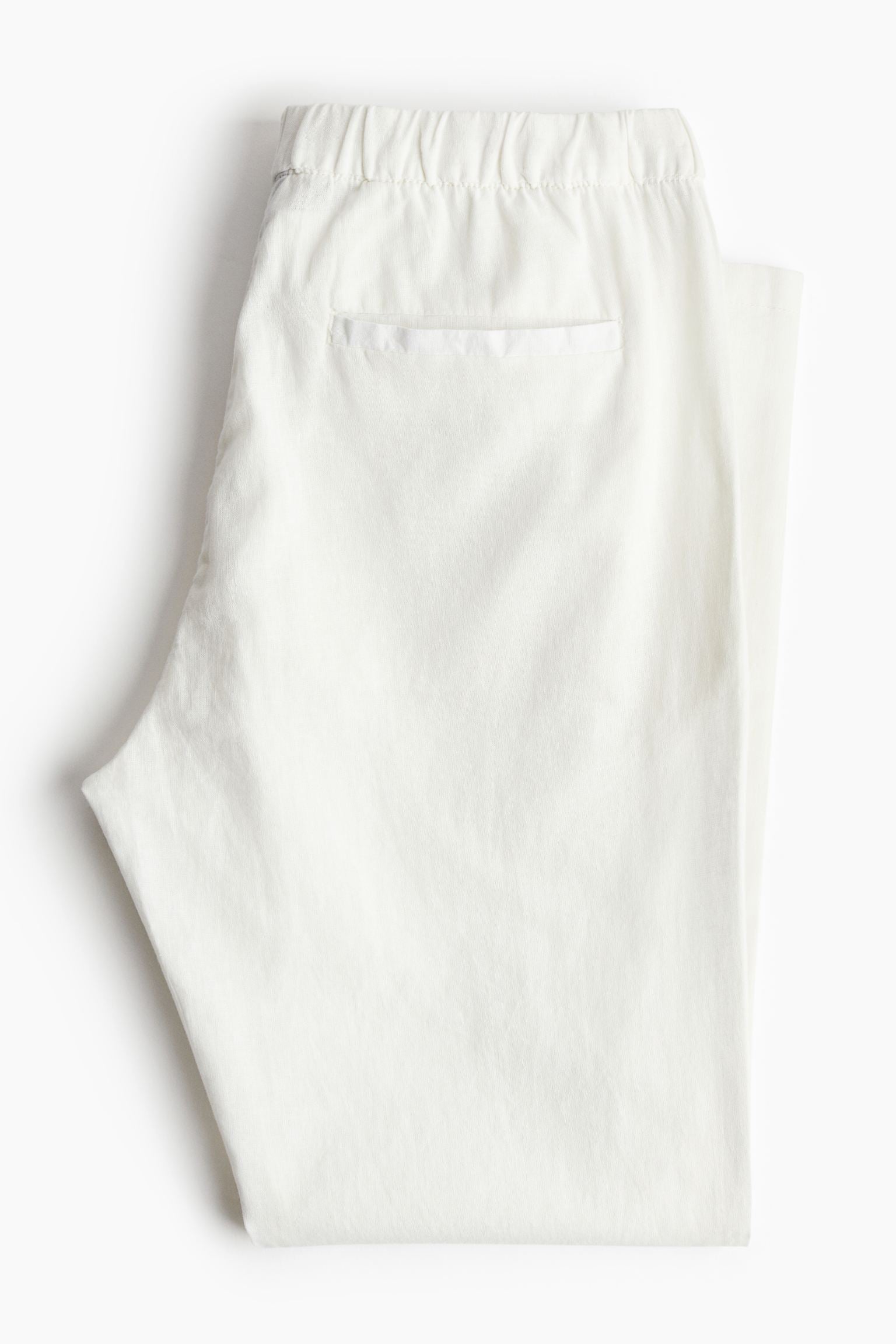 LINEN REGULAR CLASSIC PANTS - LORMIER - 