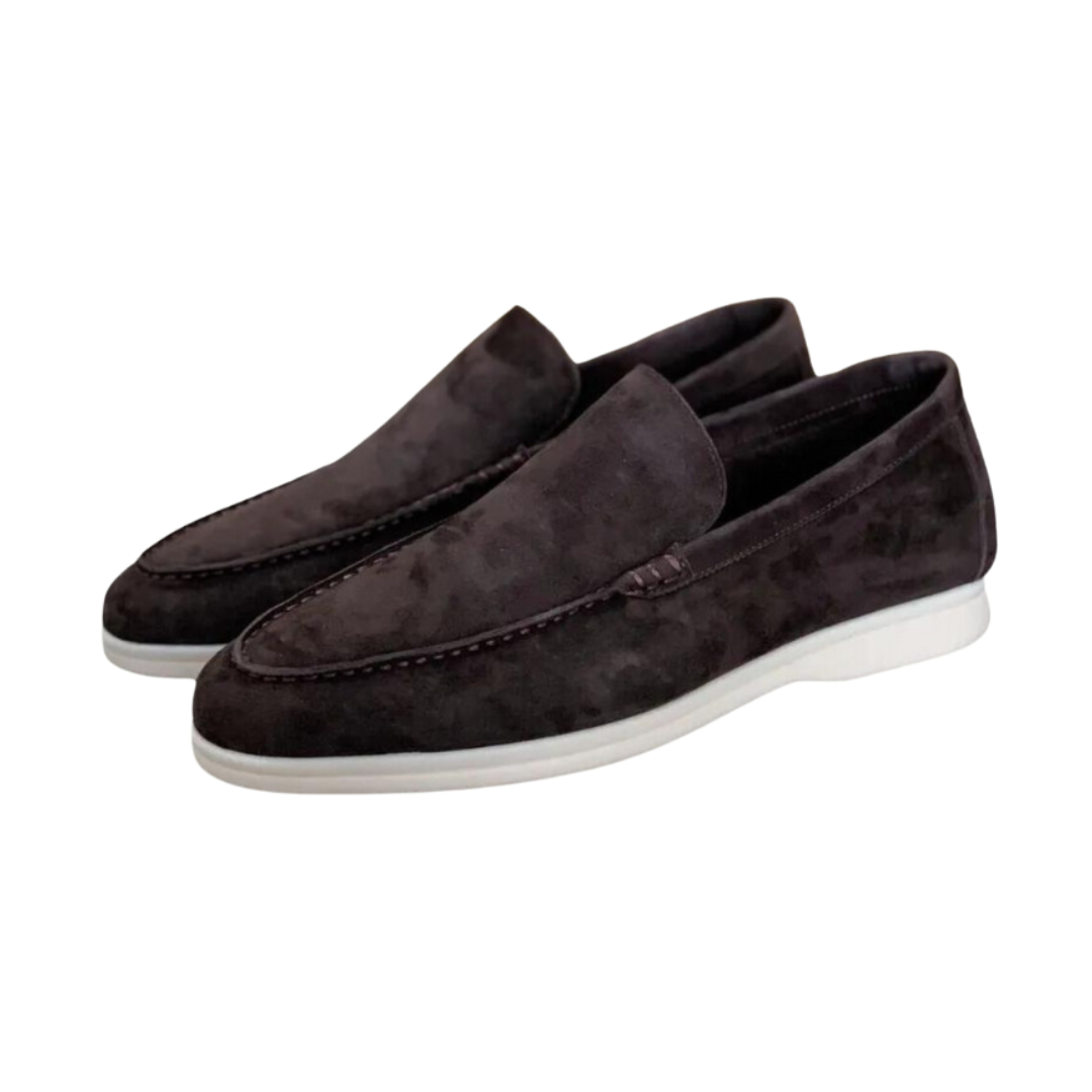 LORMIER Suede Loafers