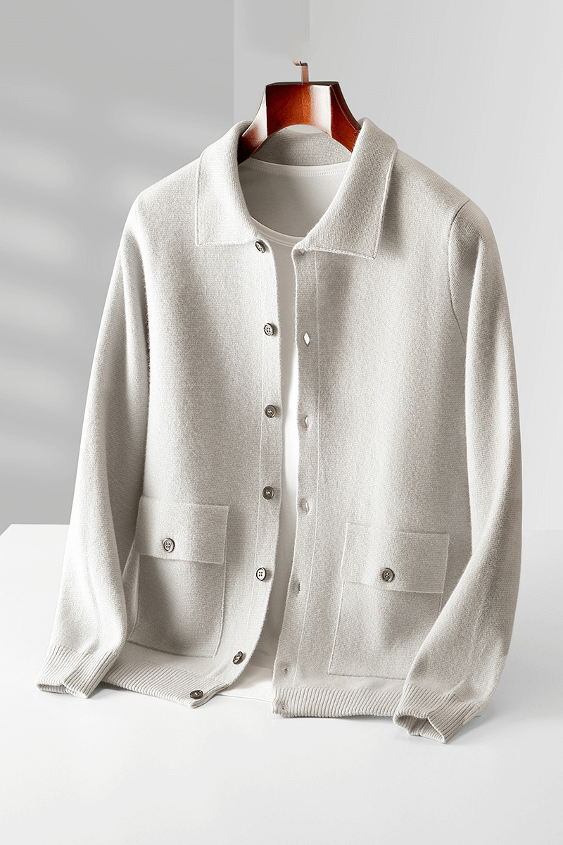 LORMIER CASHMERE JACKET - LORMIER - 