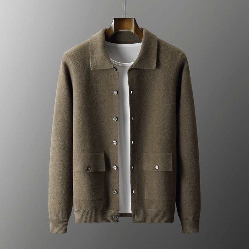 LORMIER CASHMERE JACKET - LORMIER - 