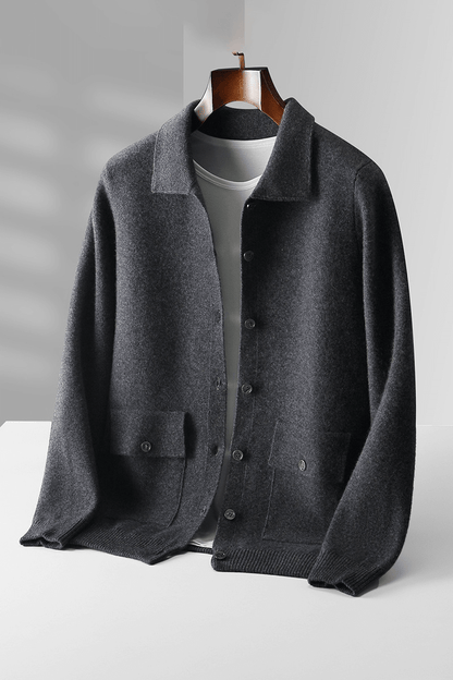 LORMIER CASHMERE JACKET - LORMIER - 