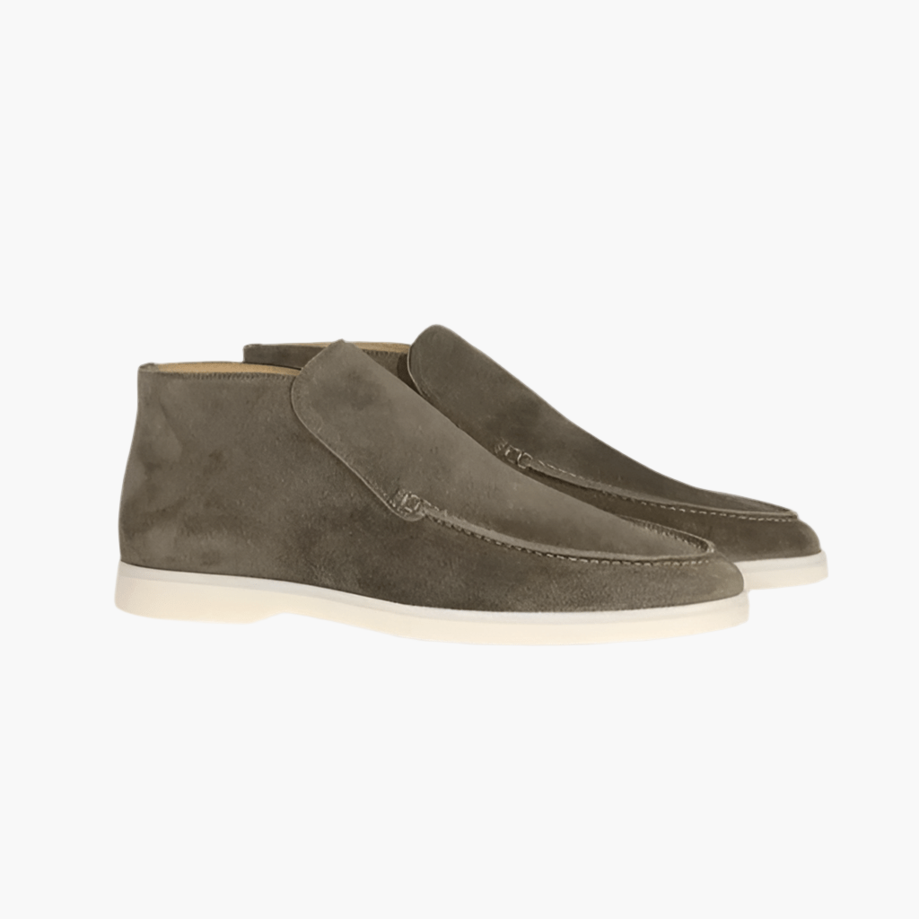 LORMIER HIGH SUEDE SHOES - LORMIER - 