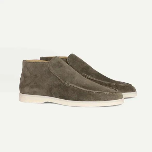LORMIER HIGH SUEDE SHOES - LORMIER - 
