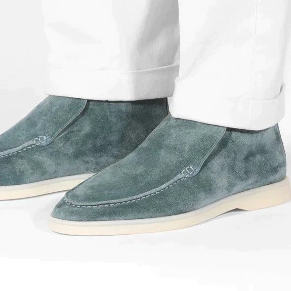 LORMIER HIGH SUEDE SHOES - LORMIER - 