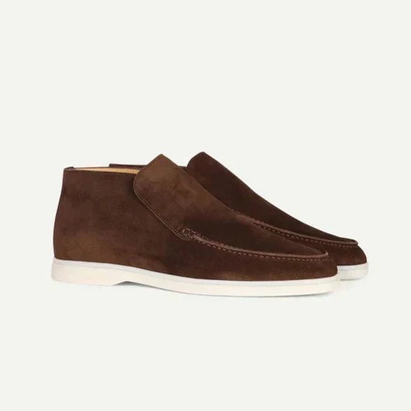 LORMIER HIGH SUEDE SHOES - LORMIER - 
