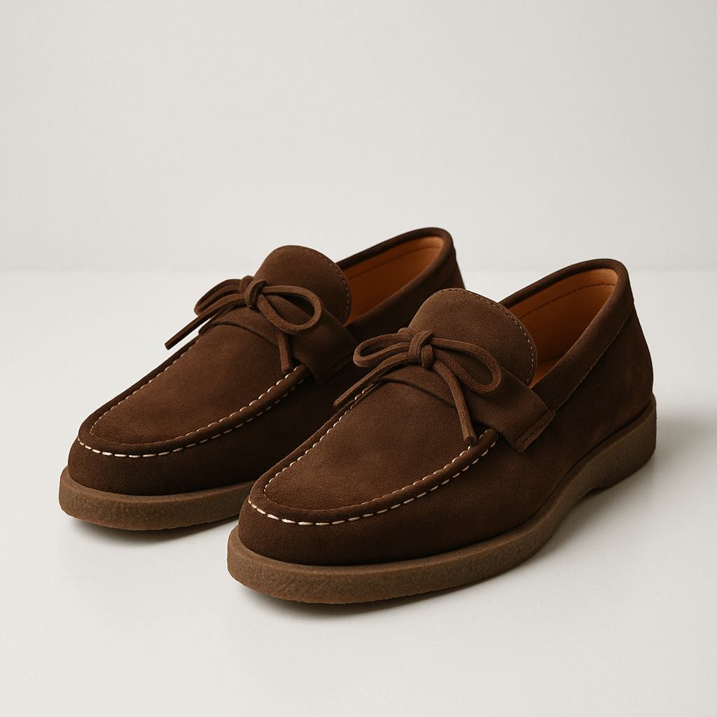 LORMIER PREMIUM SUEDE CITY SHOES - LORMIER - 