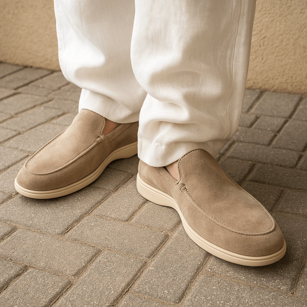 LORMIER PREMIUM SUEDE LOAFERS - LORMIER - 