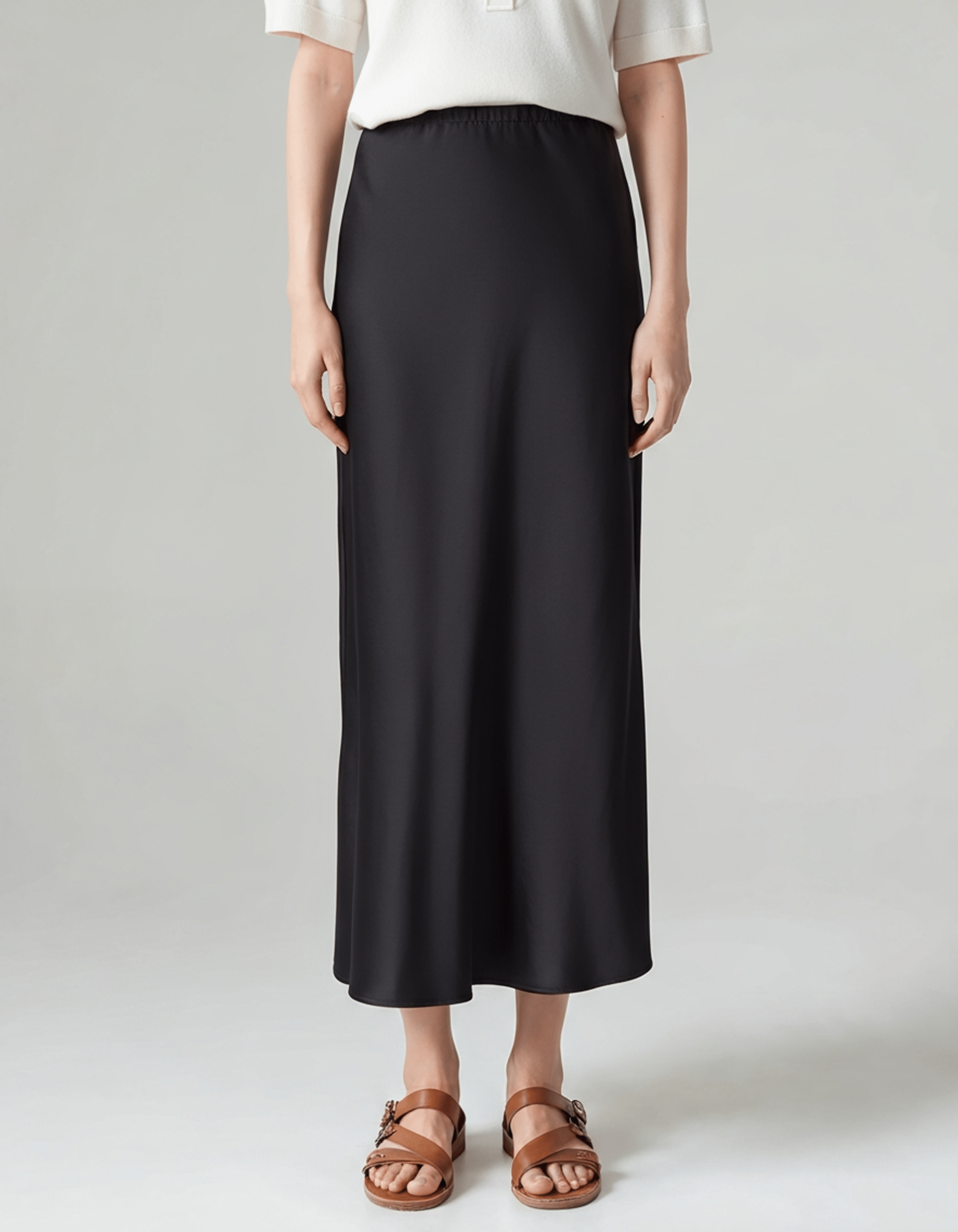 LORMIER SILK SKIRT - LORMIER - 