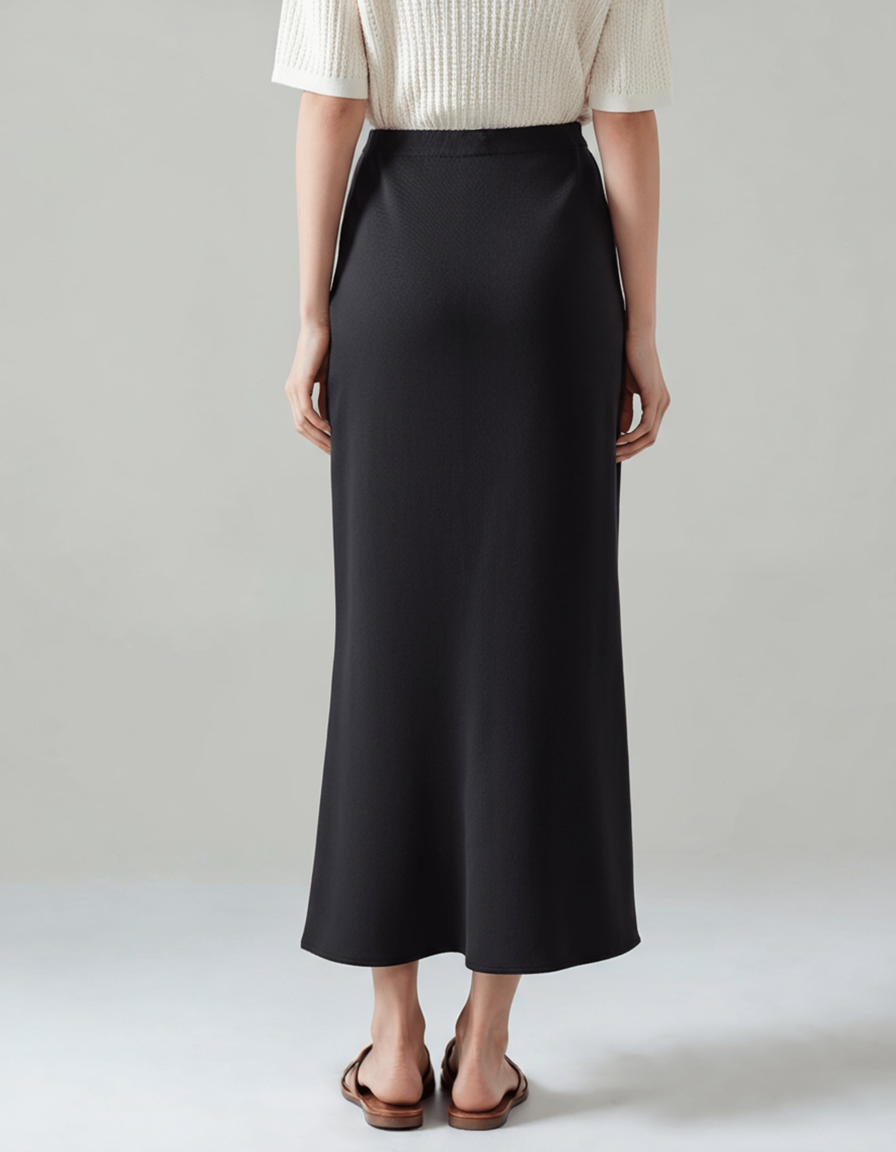 LORMIER SILK SKIRT - LORMIER - 