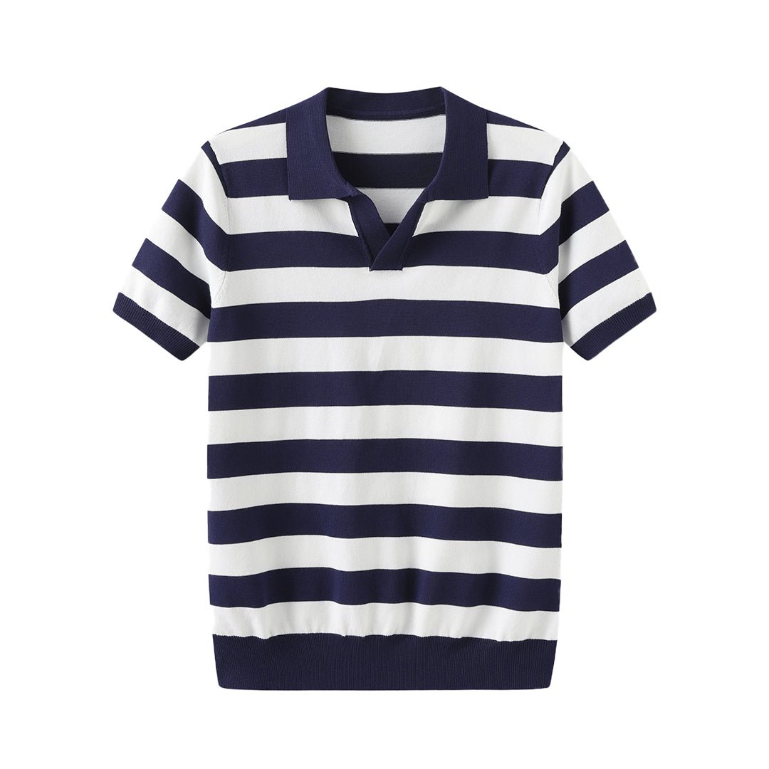 LORMIER STRIPED POLO - LORMIER - 