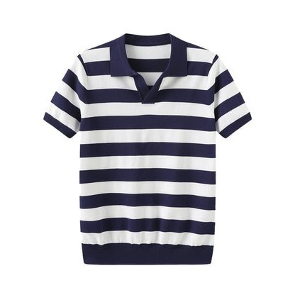 LORMIER STRIPED POLO - LORMIER - 