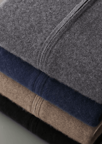 LUXURY MERINO WOOL SIDE - STRIPE LOUNGE SET - LORMIER - 