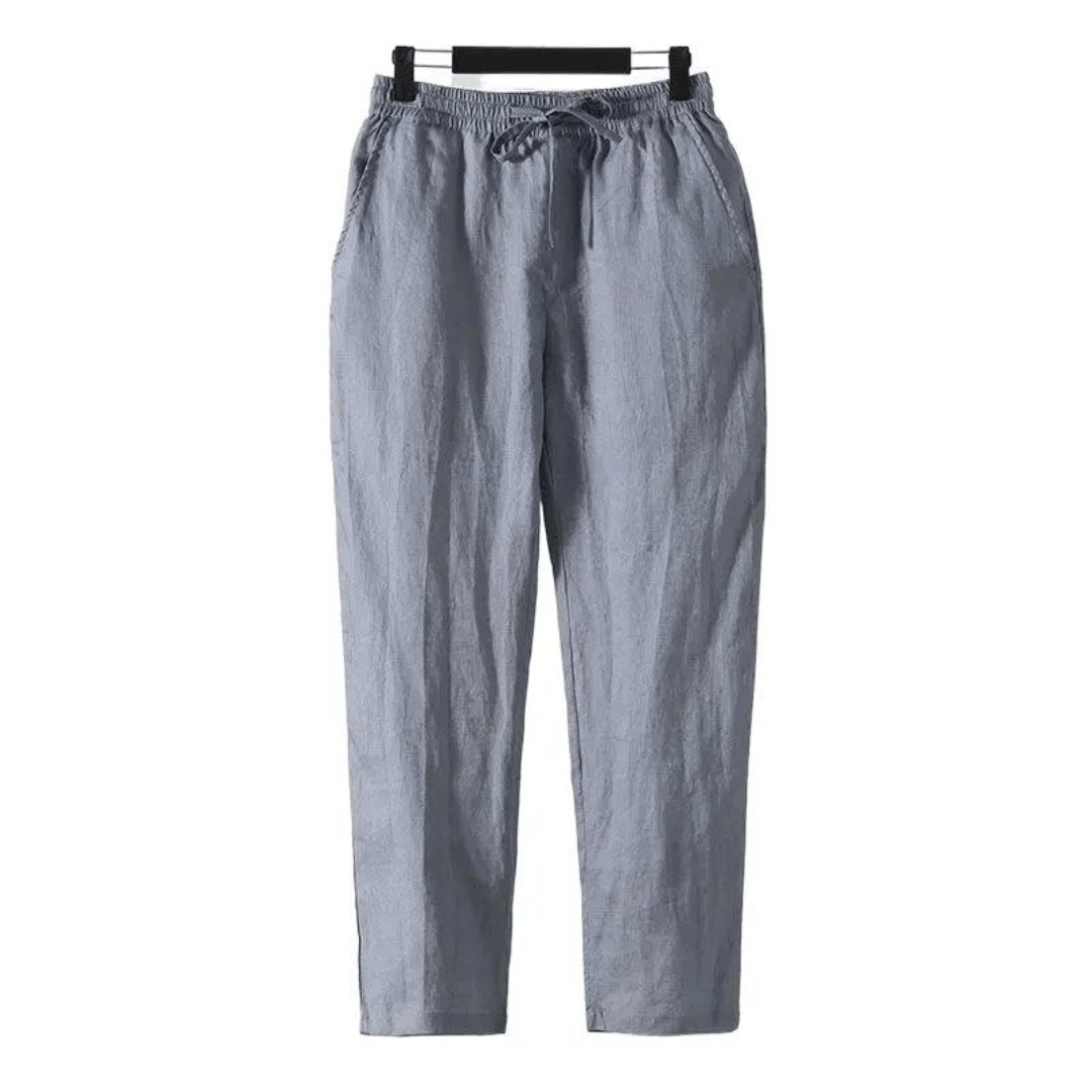 MARRAKECH - LINEN PANTALON (STRAIGHT FIT) - LORMIER - 