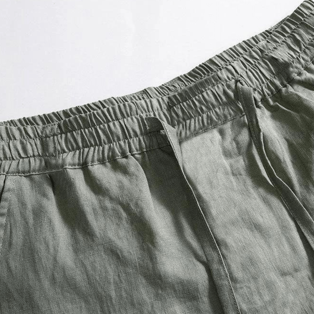 MARRAKECH - LINEN PANTALON (STRAIGHT FIT) - LORMIER - 