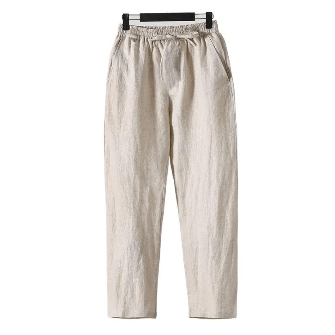 MARRAKECH - LINEN PANTALON (STRAIGHT FIT) - LORMIER - 