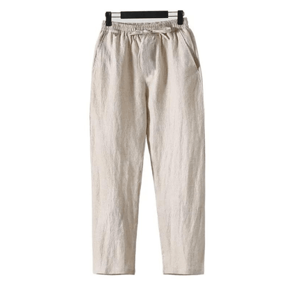 MARRAKECH - LINEN PANTALON (STRAIGHT FIT) - LORMIER - 