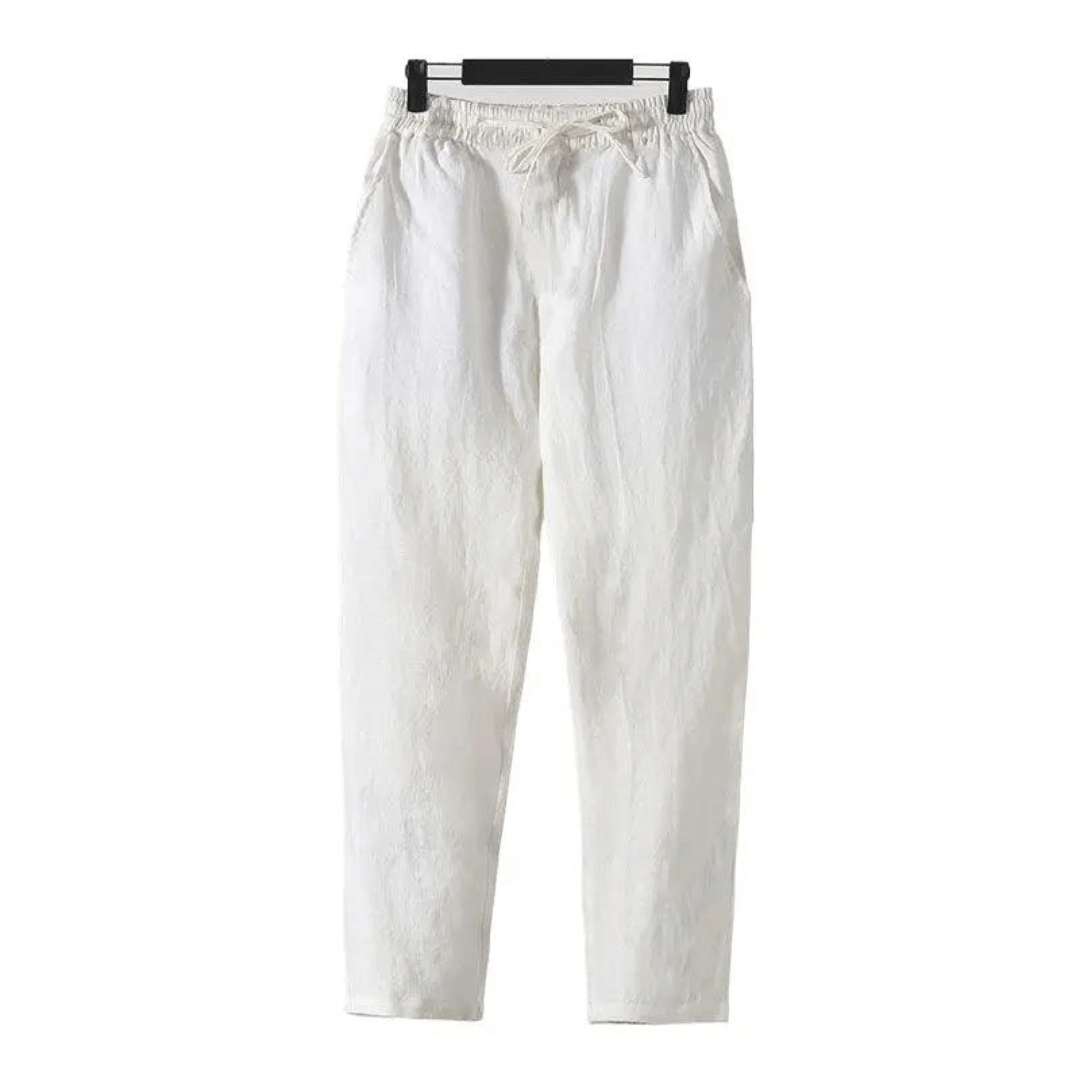 MARRAKECH - LINEN PANTALON (STRAIGHT FIT) - LORMIER - 