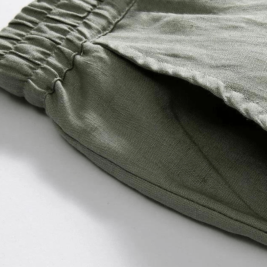 MARRAKECH - LINEN PANTALON (STRAIGHT FIT) - LORMIER - 