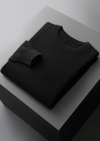 MERINO WOOL CLASSIC CREWNECK - LORMIER - 