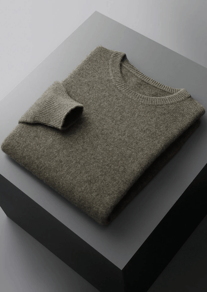 MERINO WOOL CLASSIC CREWNECK - LORMIER - 