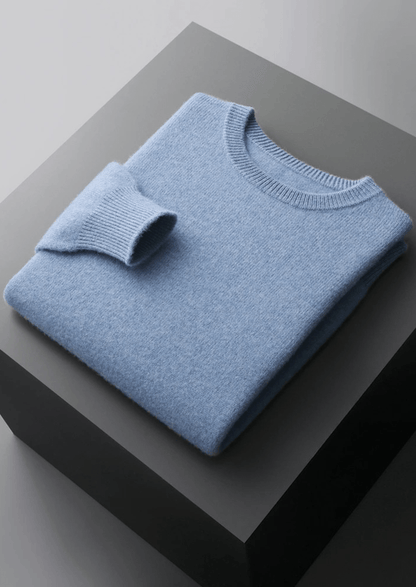 MERINO WOOL CLASSIC CREWNECK - LORMIER - 