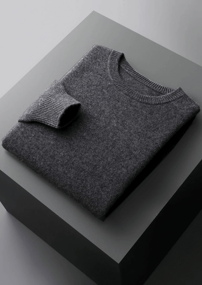 MERINO WOOL CLASSIC CREWNECK - LORMIER - 