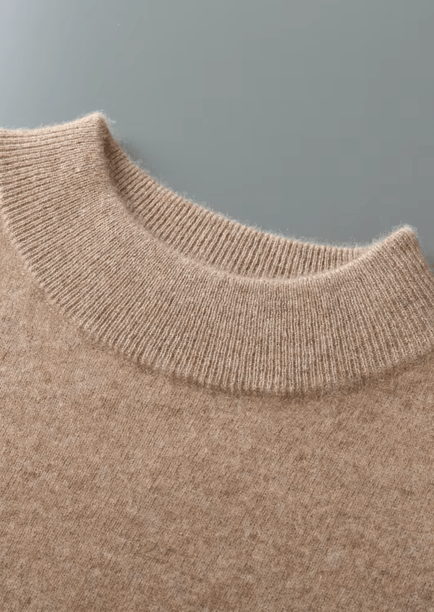 MERINO WOOL CLASSIC MOCKNECK - LORMIER - 