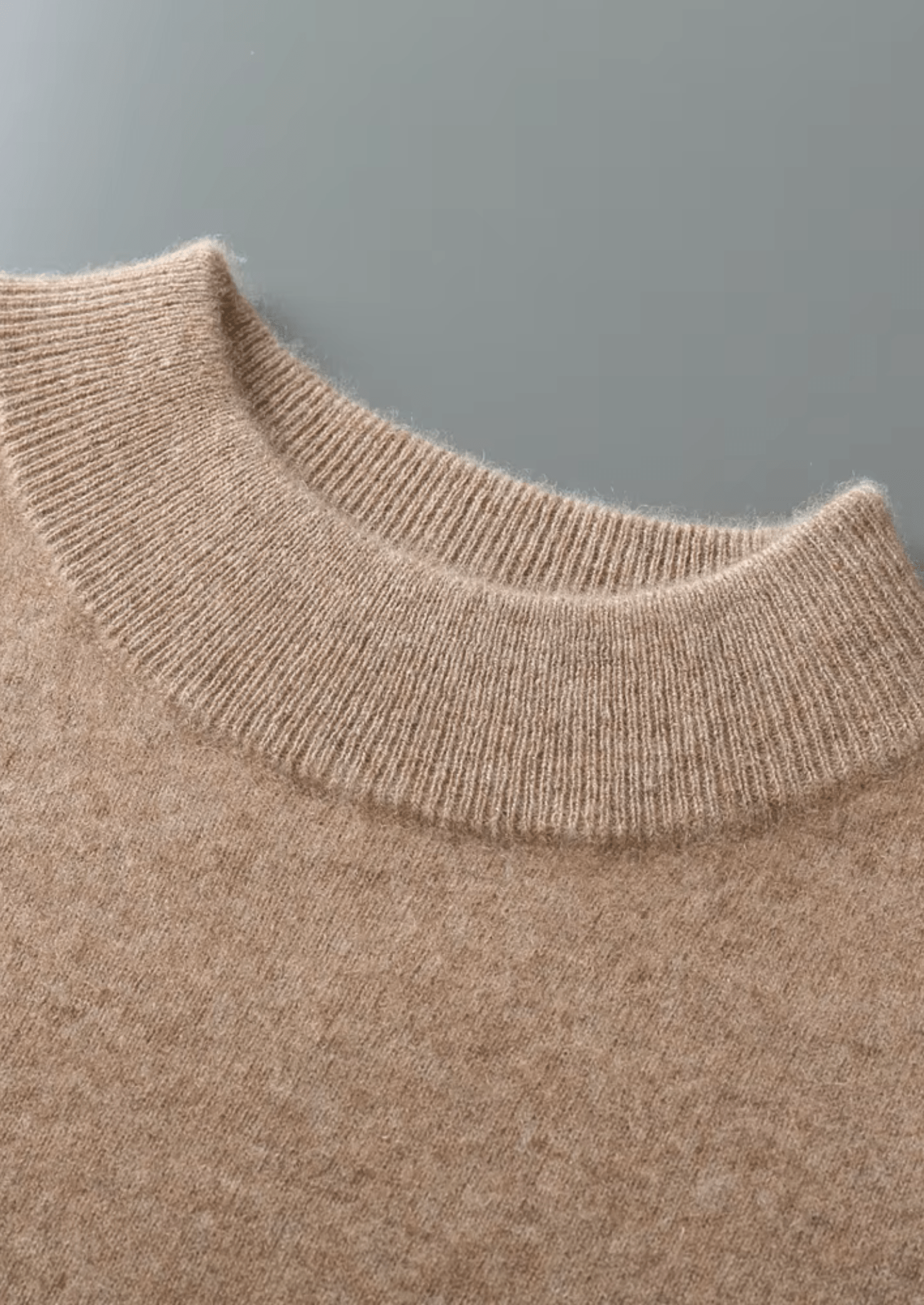 MERINO WOOL CLASSIC MOCKNECK - LORMIER - 