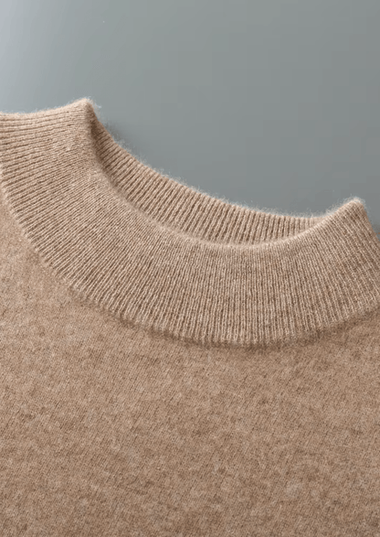 MERINO WOOL CLASSIC MOCKNECK - LORMIER - 