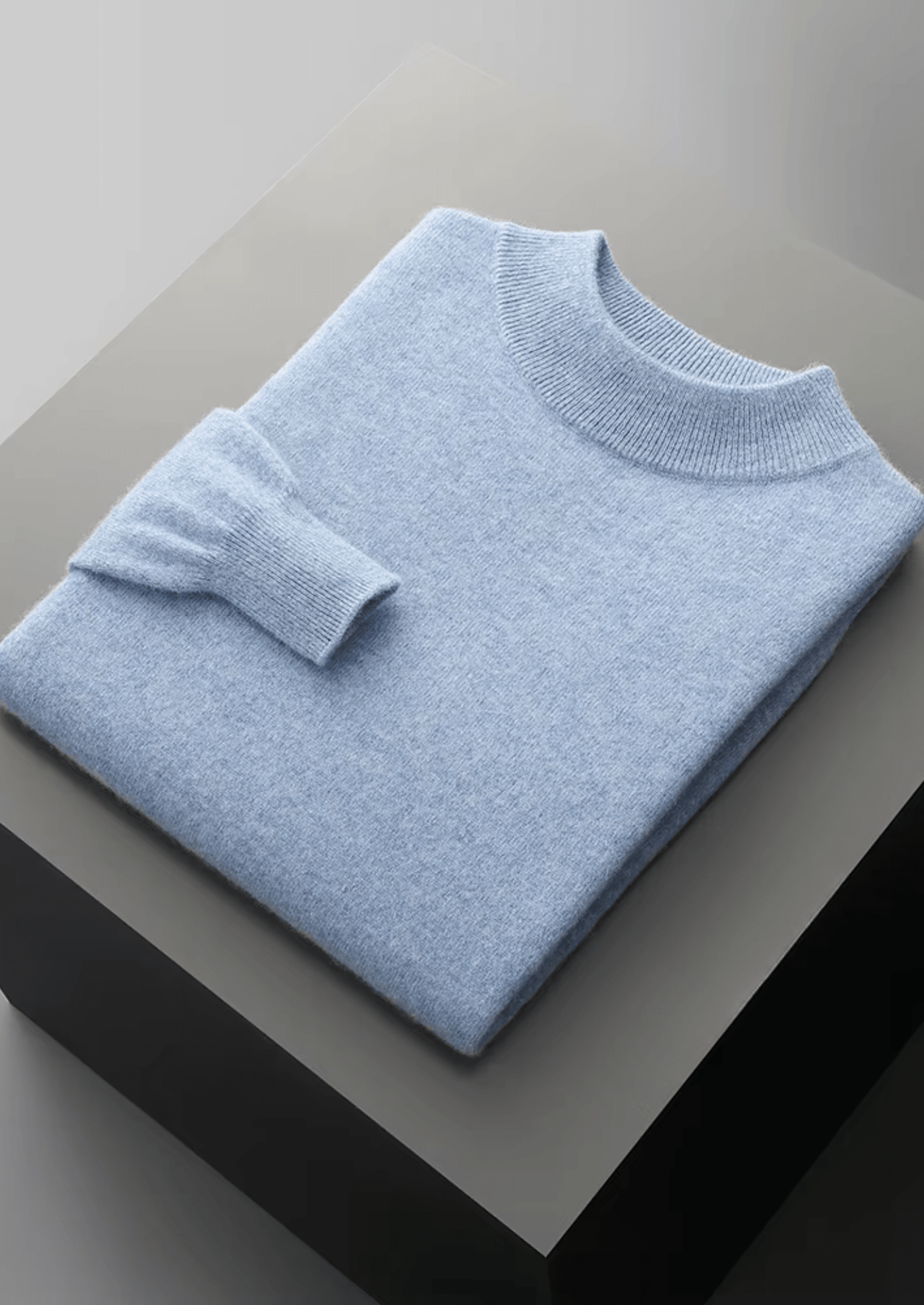 MERINO WOOL CLASSIC MOCKNECK - LORMIER - 
