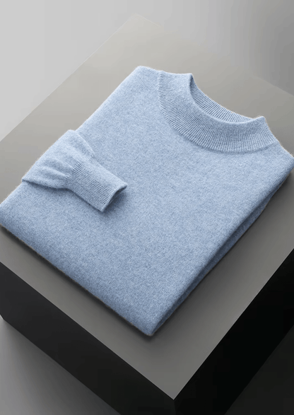 MERINO WOOL CLASSIC MOCKNECK - LORMIER - 