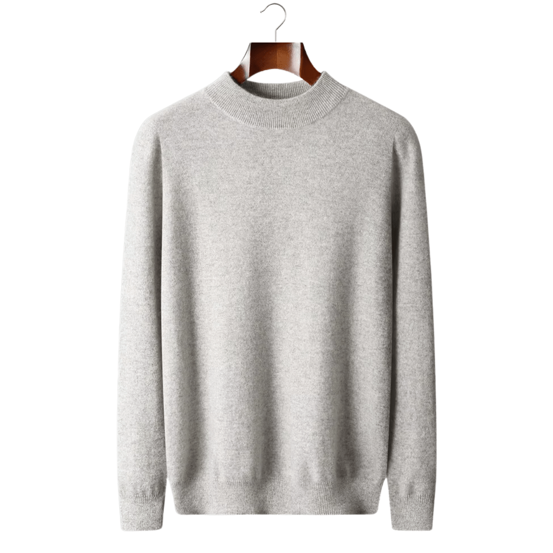 MERINO WOOL CLASSIC MOCKNECK - LORMIER - 