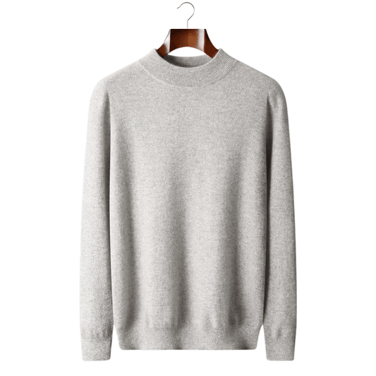 MERINO WOOL CLASSIC MOCKNECK - LORMIER - 
