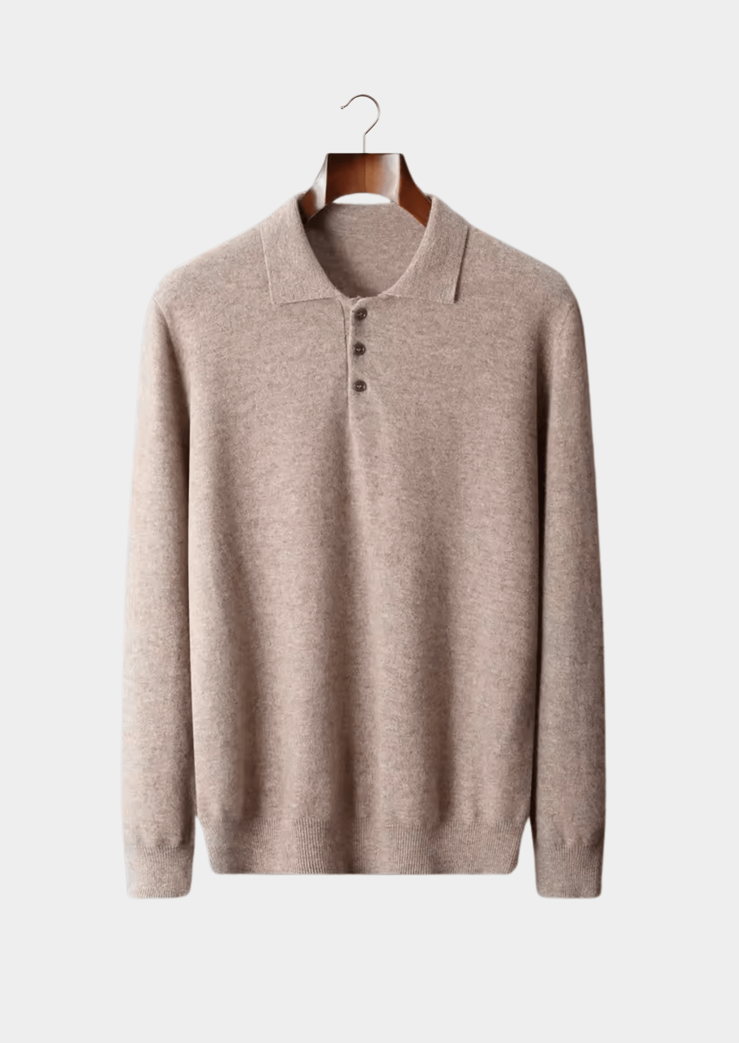 MERINO WOOL CLASSIC SWEATER POLO - LORMIER - 
