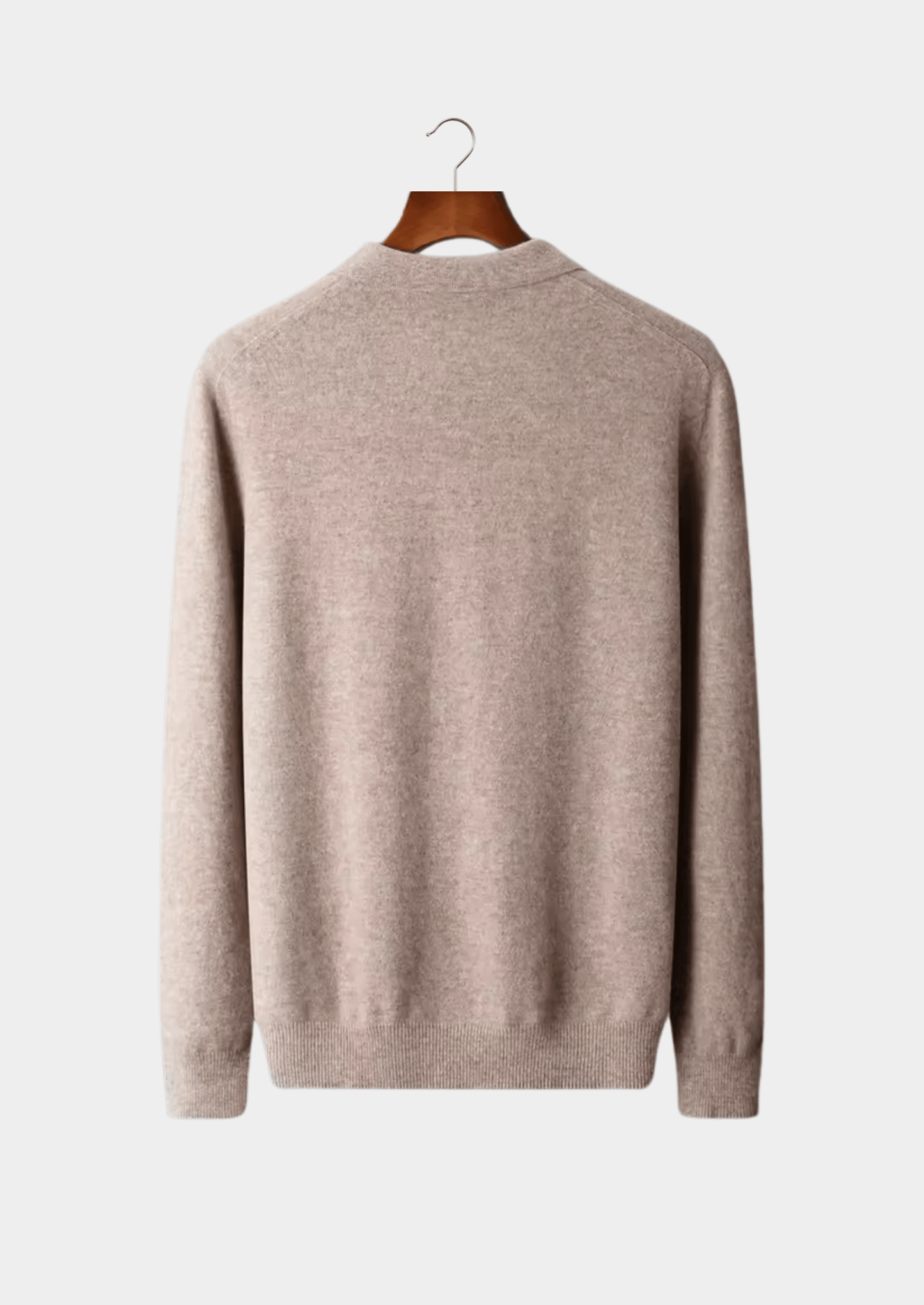 MERINO WOOL CLASSIC SWEATER POLO - LORMIER - 