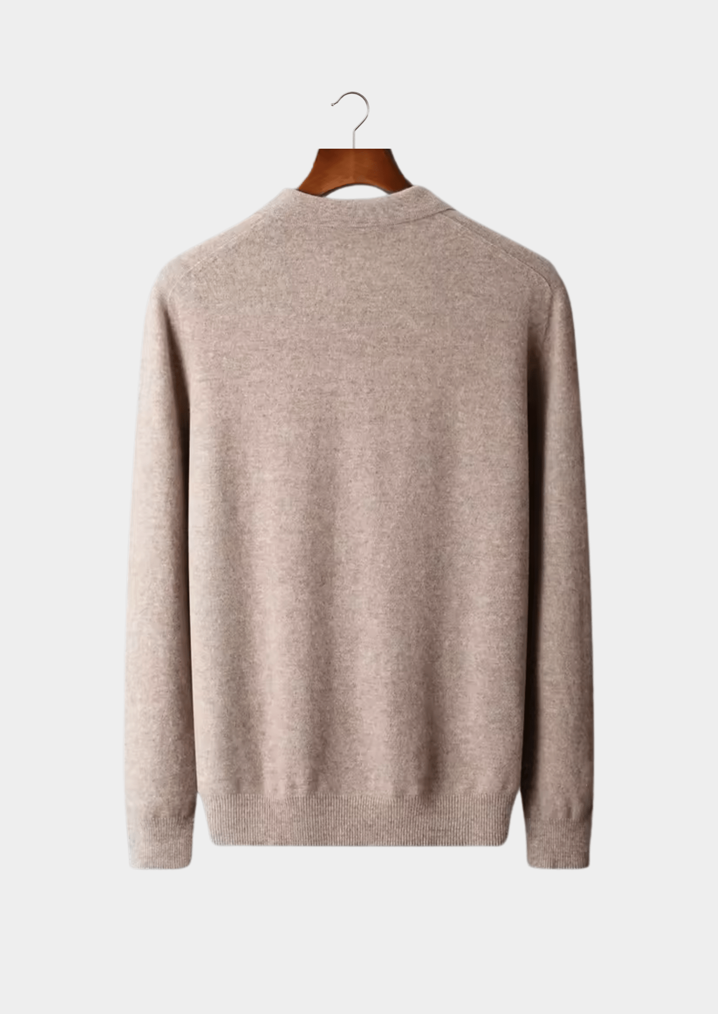 MERINO WOOL CLASSIC SWEATER POLO - LORMIER - 