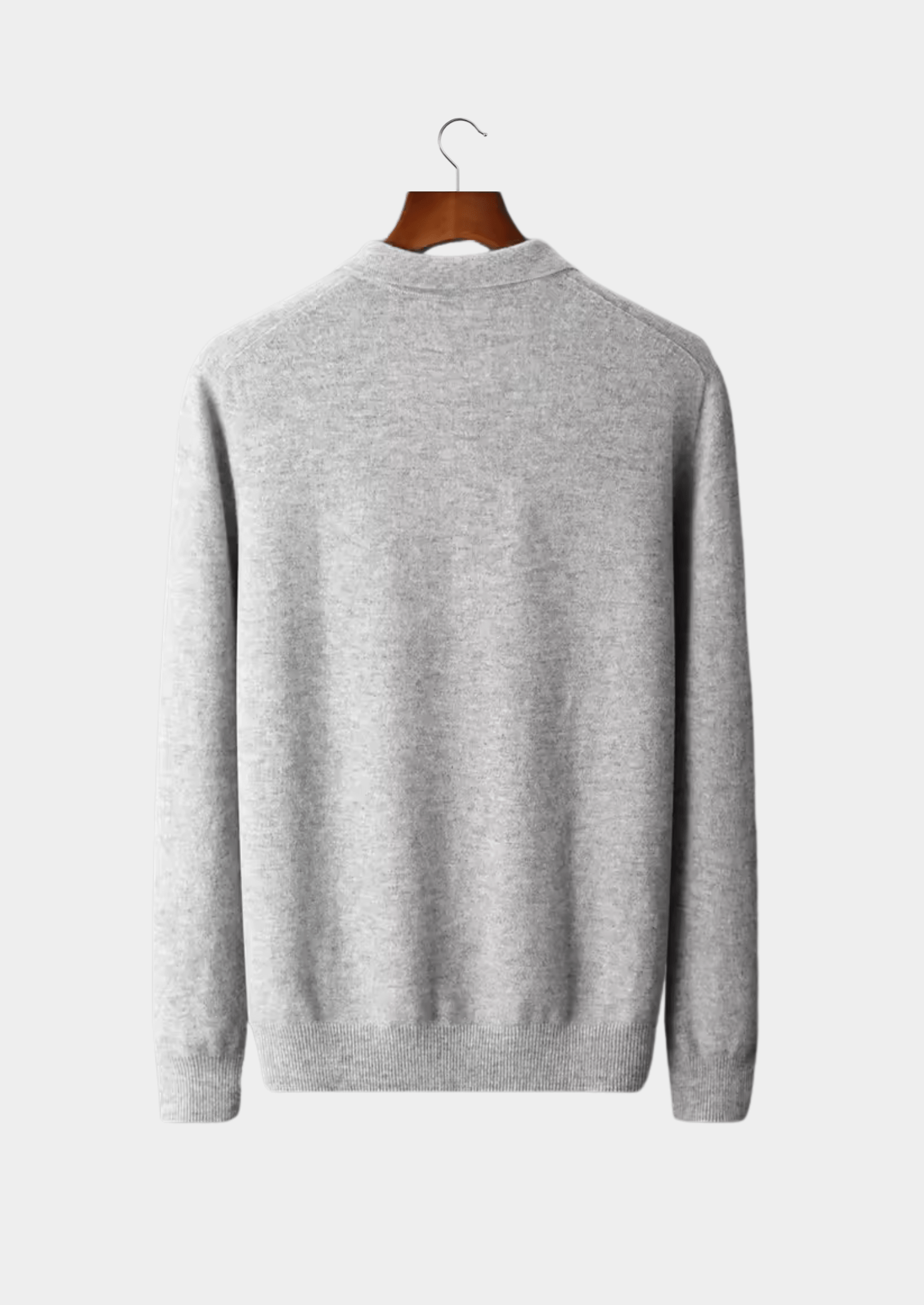 MERINO WOOL CLASSIC SWEATER POLO - LORMIER - 