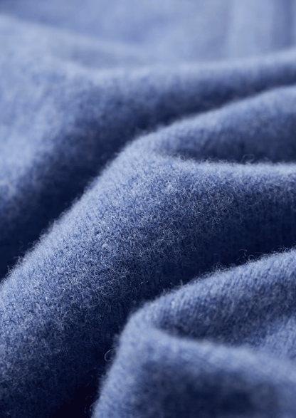 MERINO WOOL HALF ZIP POLO - LORMIER - 