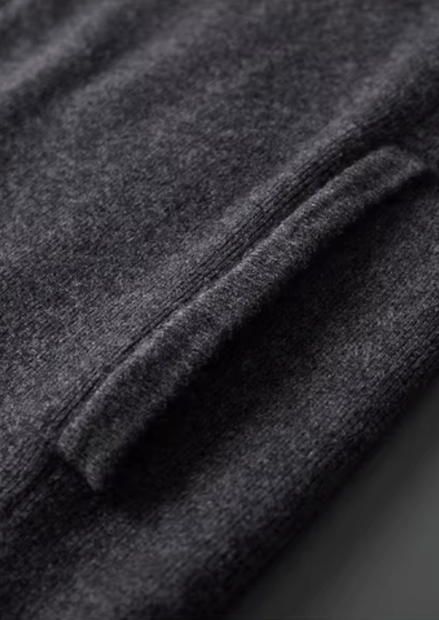 MERINO WOOL RIBBED POLO CARDIGAN - LORMIER - 