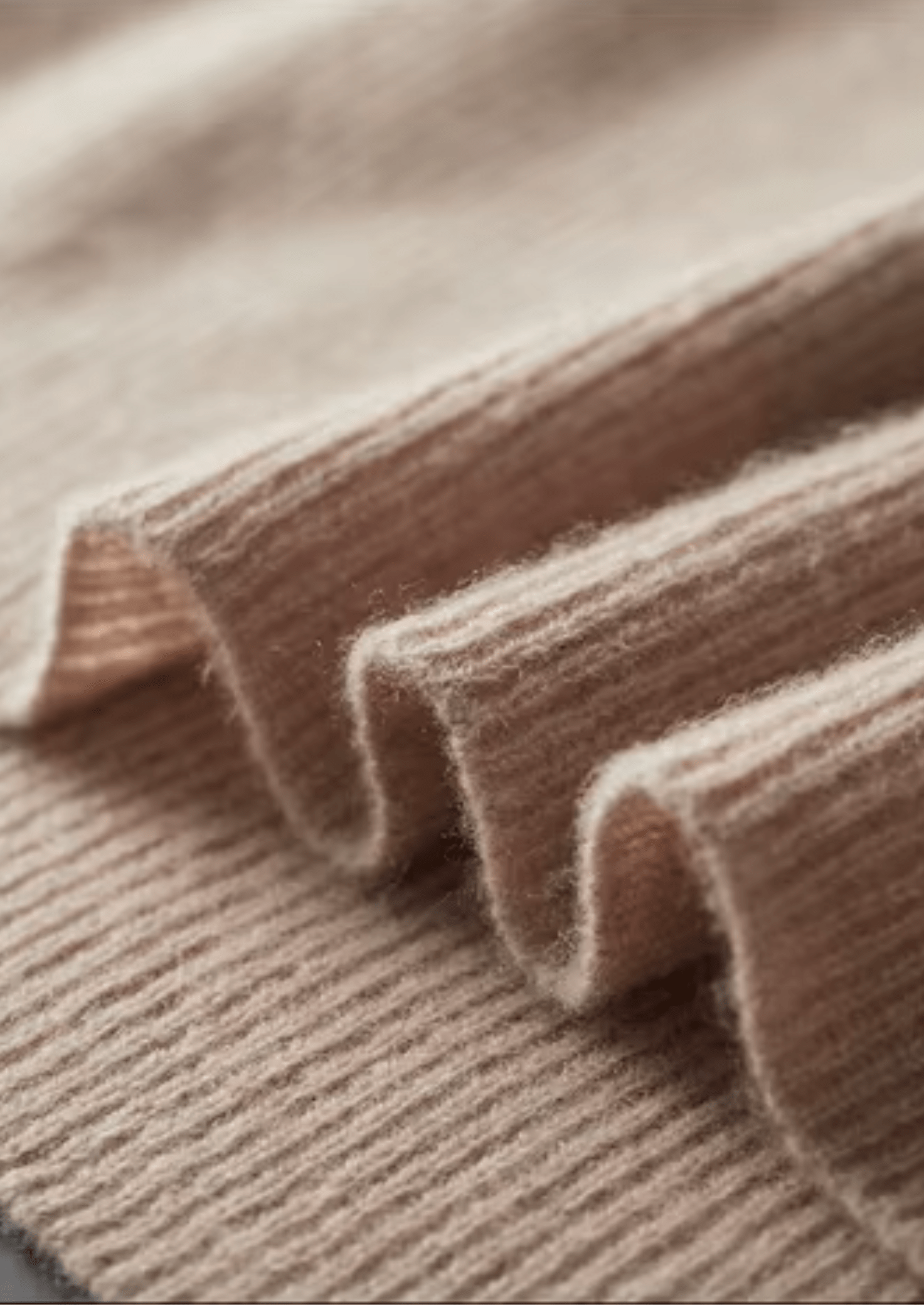 MERINO WOOL TWO TONE ZIPPER SWEATER POLO - LORMIER - 