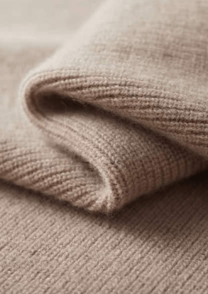 MERINO WOOL TWO TONE ZIPPER SWEATER POLO - LORMIER - 