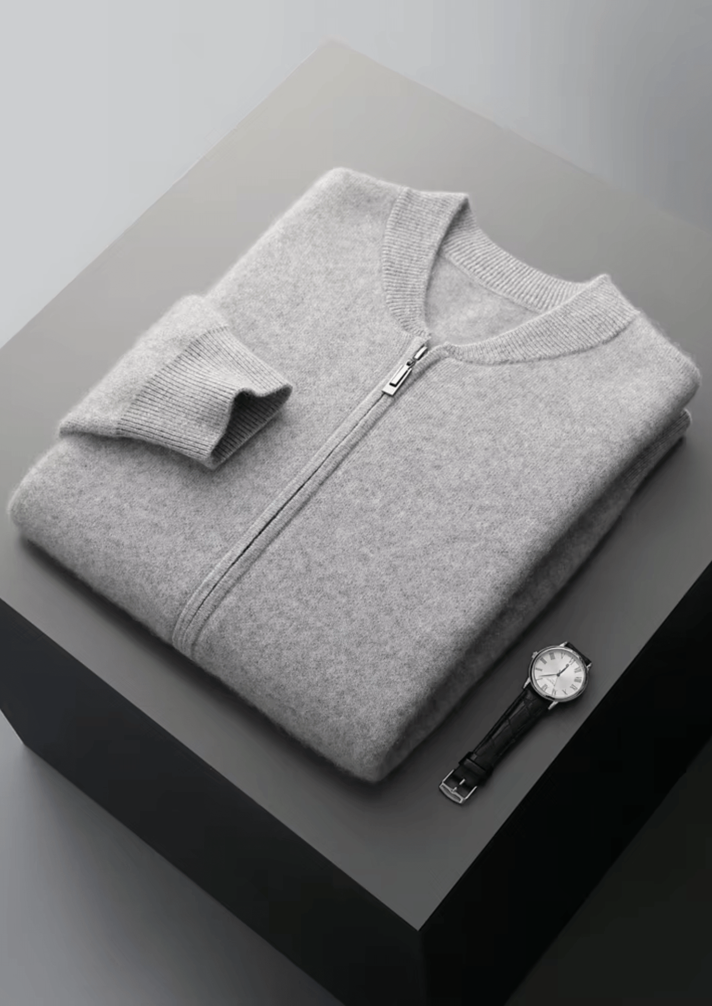 MERINO WOOL V - NECK CARDIGAN - LORMIER - 