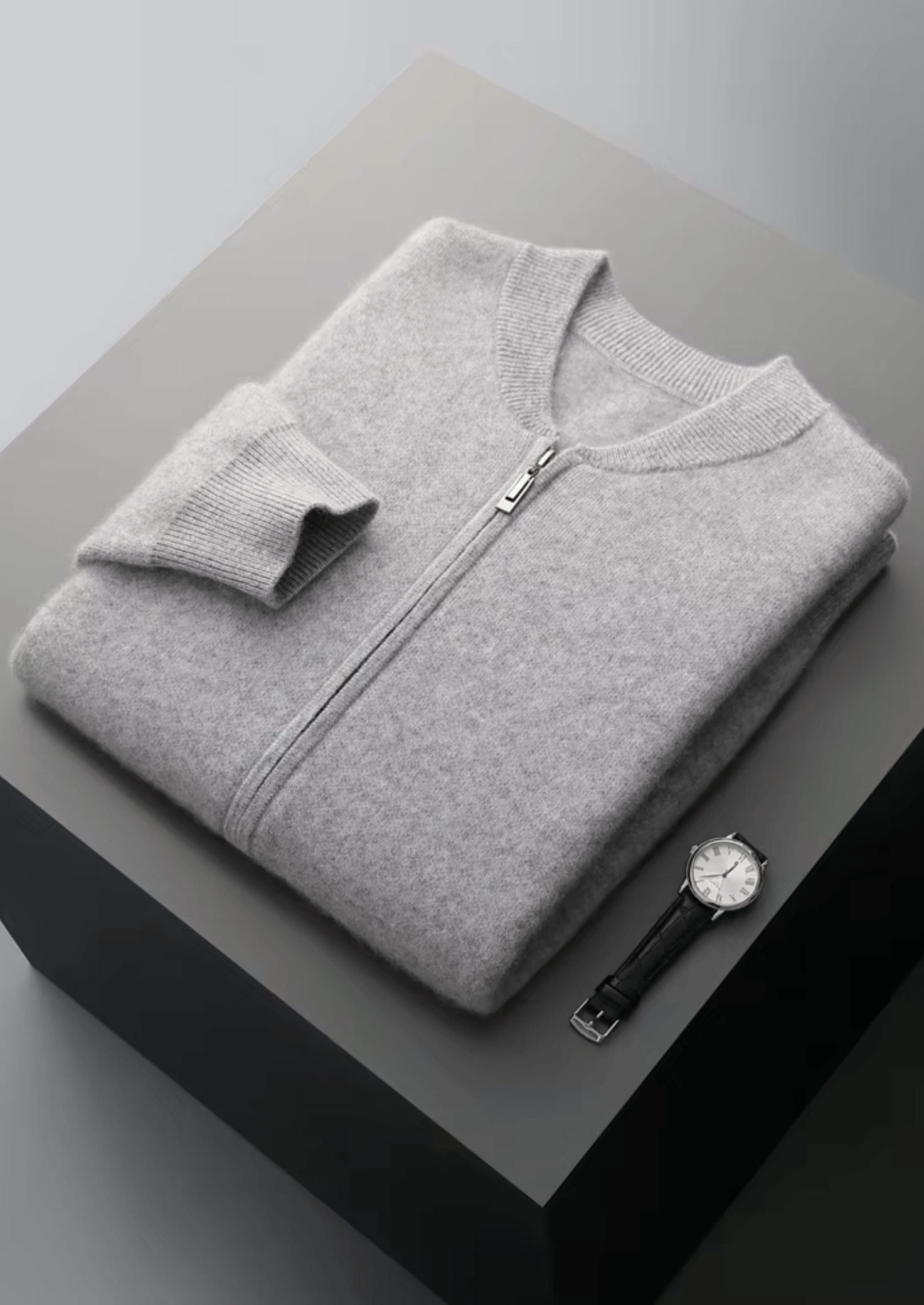 MERINO WOOL V - NECK CARDIGAN - LORMIER - 