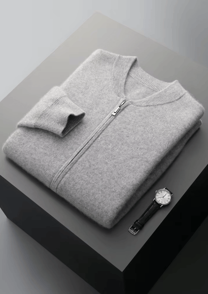 MERINO WOOL V - NECK CARDIGAN - LORMIER - 