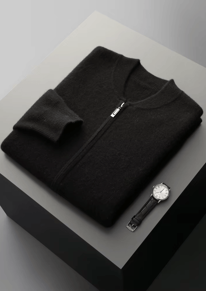 MERINO WOOL V - NECK CARDIGAN - LORMIER - 