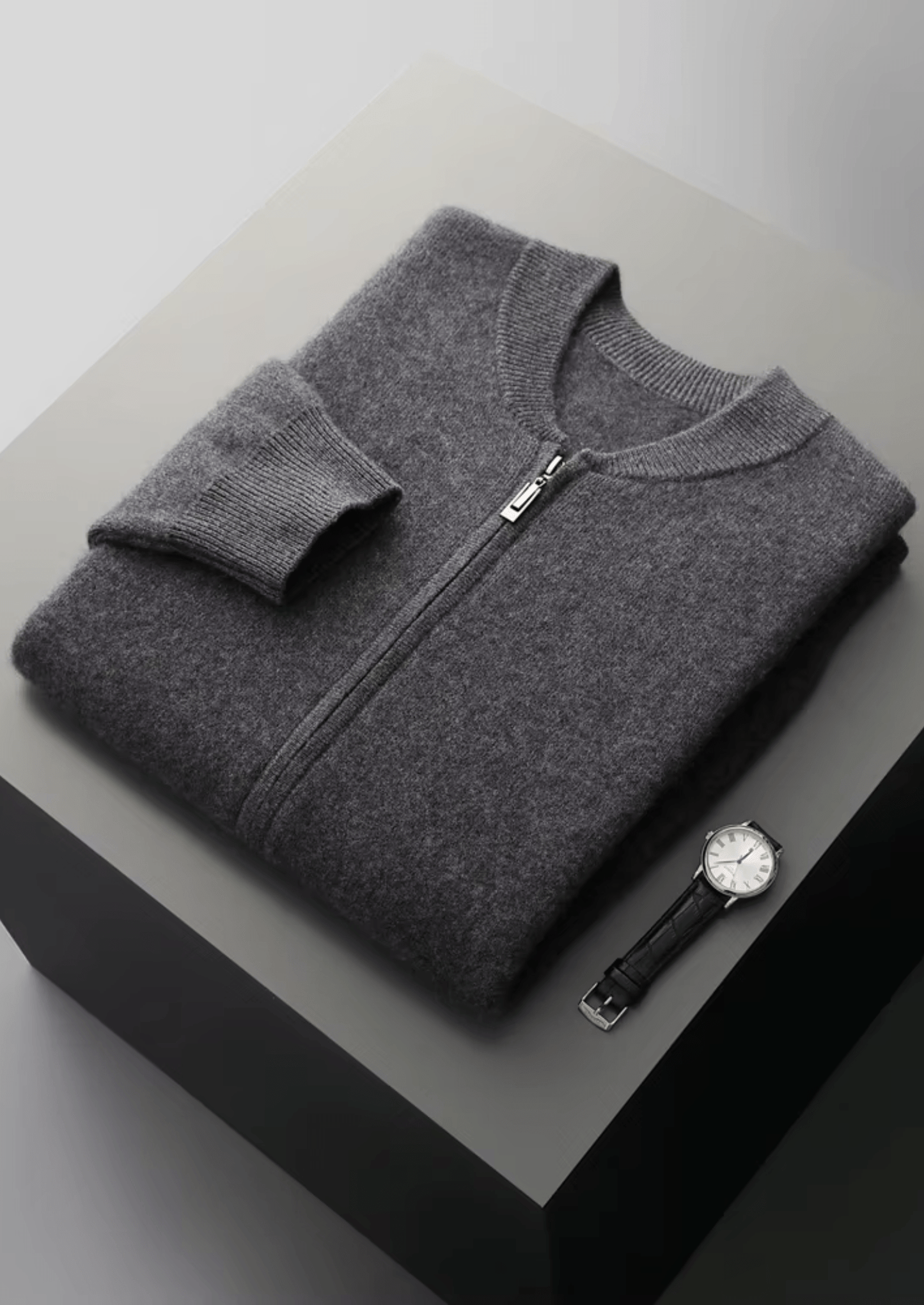 MERINO WOOL V - NECK CARDIGAN - LORMIER - 