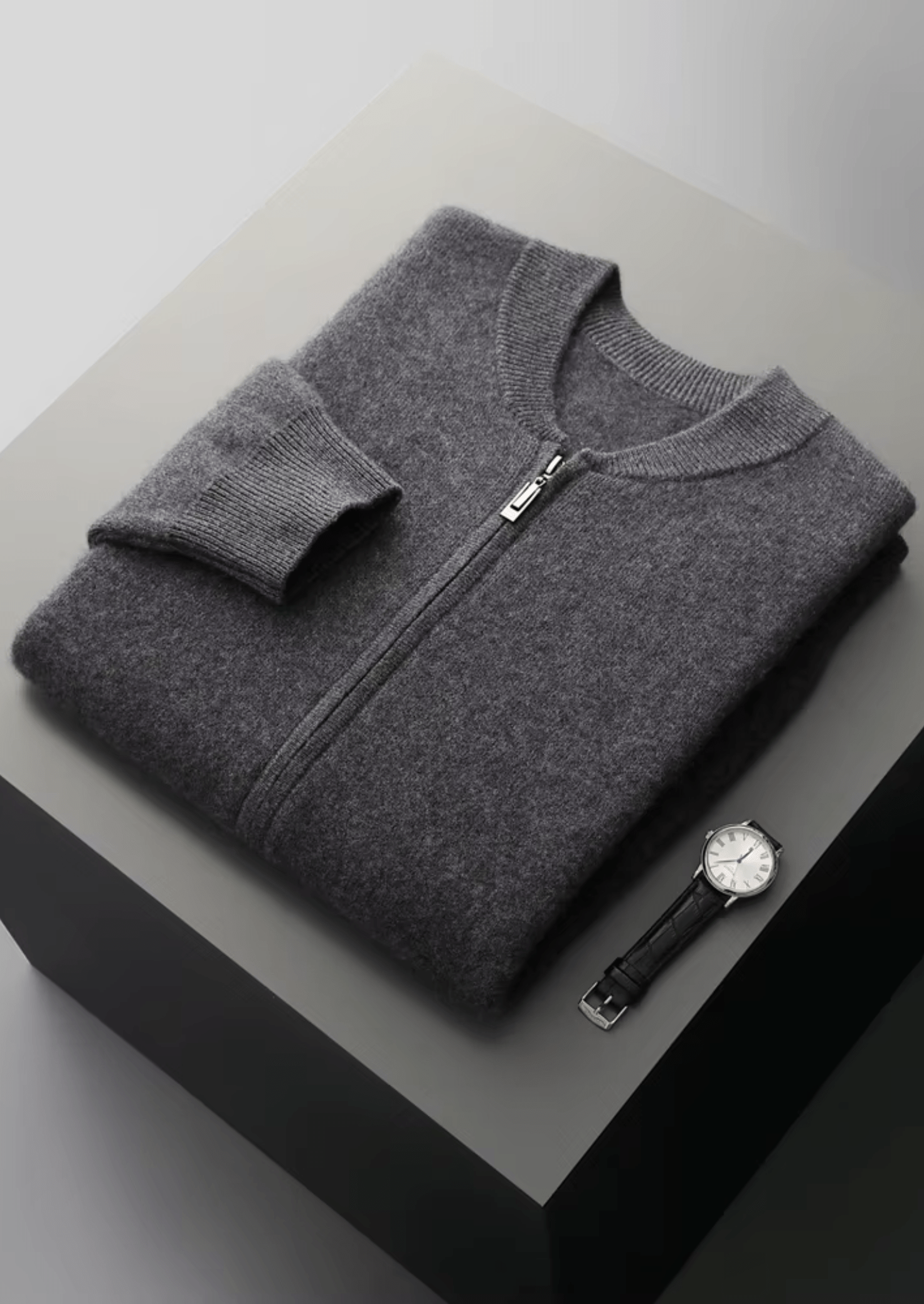 MERINO WOOL V - NECK CARDIGAN - LORMIER - 