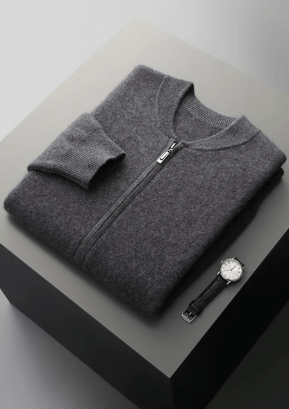 MERINO WOOL V - NECK CARDIGAN - LORMIER - 