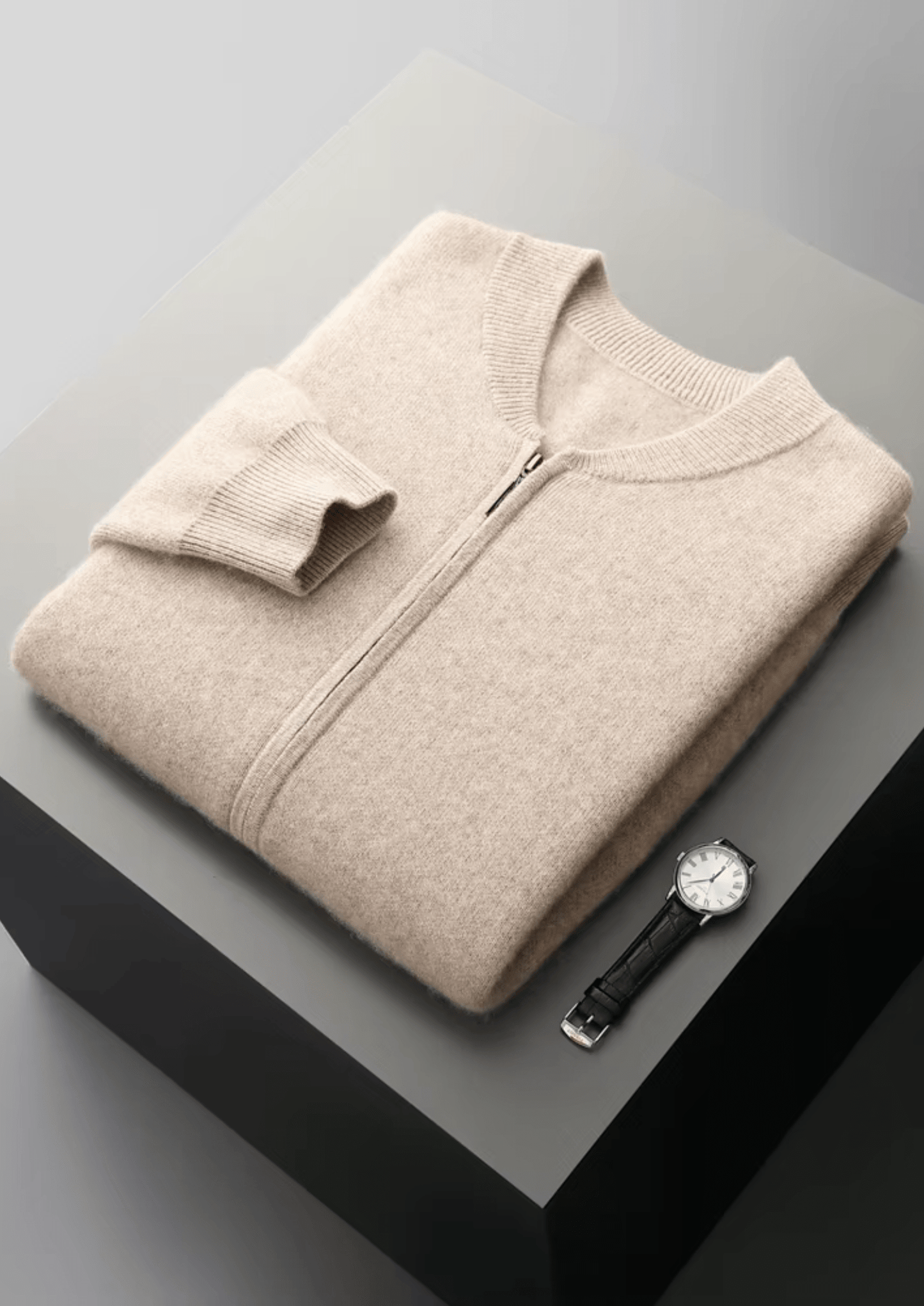 MERINO WOOL V - NECK CARDIGAN - LORMIER - 