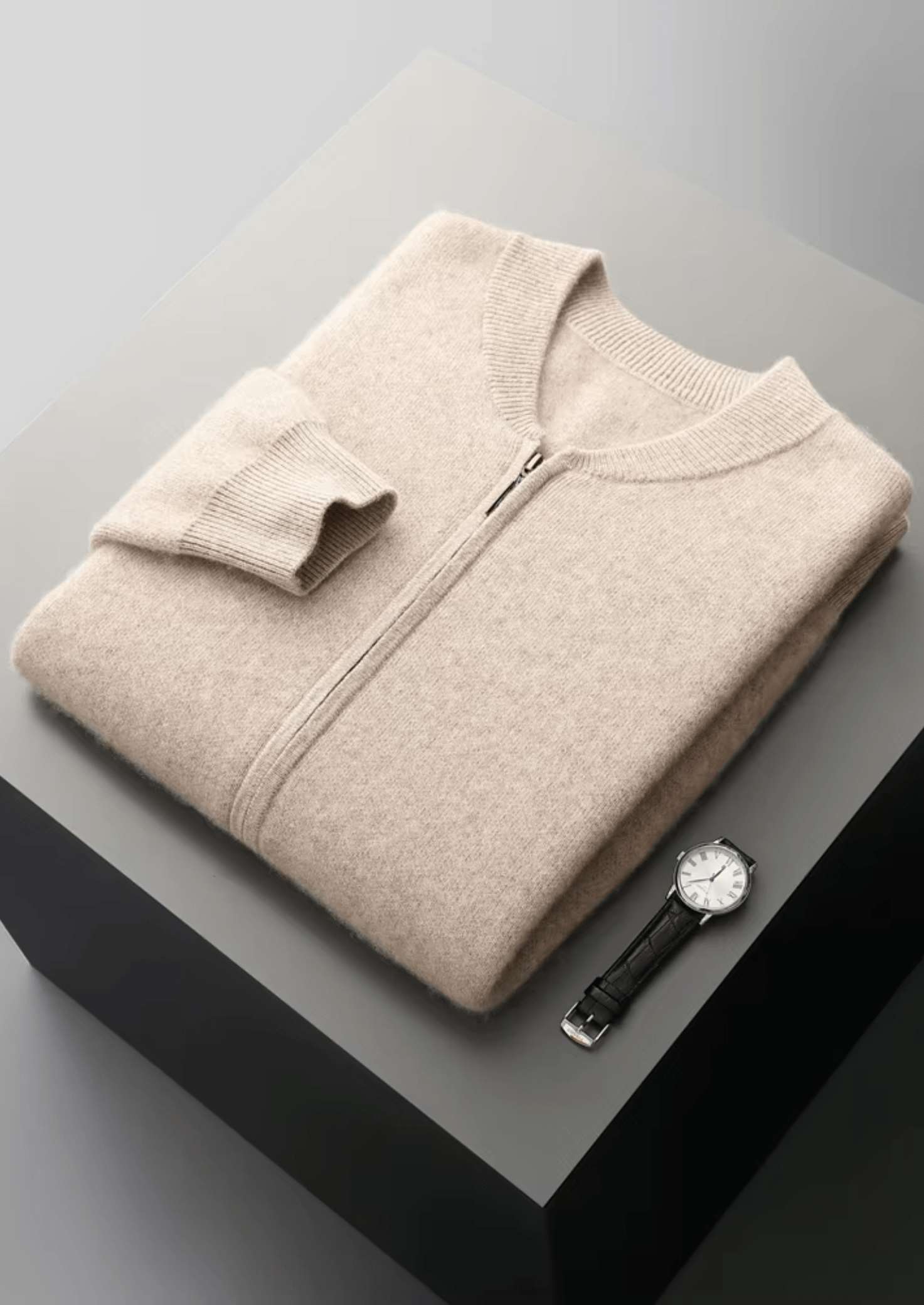 MERINO WOOL V - NECK CARDIGAN - LORMIER - 